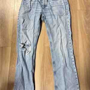 H&M Light Blue Straight Leg Jeans